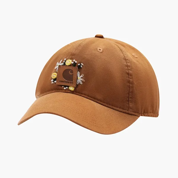 Carhartt Floral Logo Cap Brown
