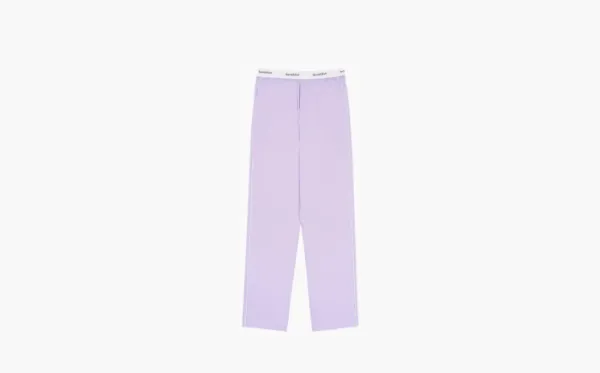 Sporty & Rich Serif Logo Pyjama Pants Lilac/White