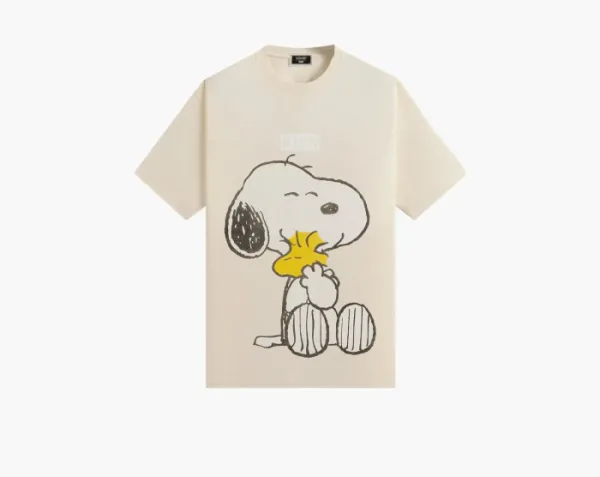Kith For Peanuts Hug Vintage Tee Sandrift
