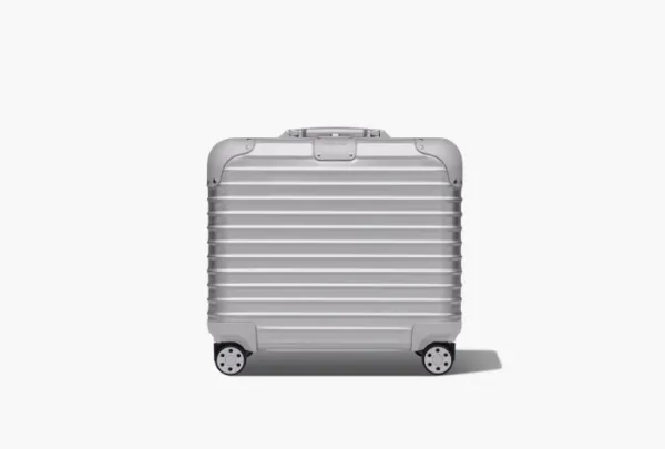 Rimowa Original Compact Convertible Wheeled Briefcase in Aluminium Silver (29 L)