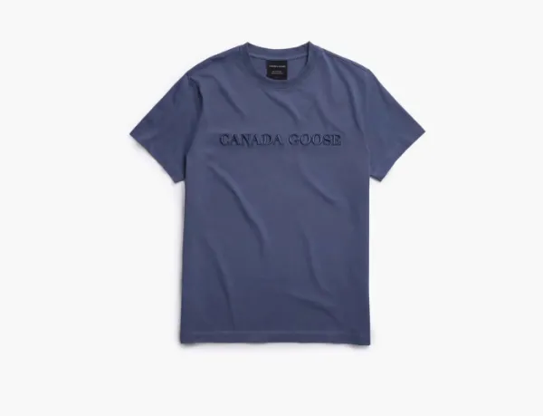 Canada Goose Emersen Crewneck T-Shirt Ozone Blue