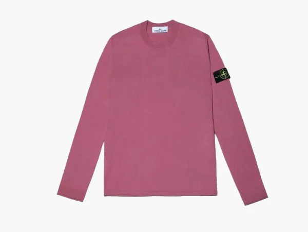 Stone Island Cotton Knit Sweater Oleander