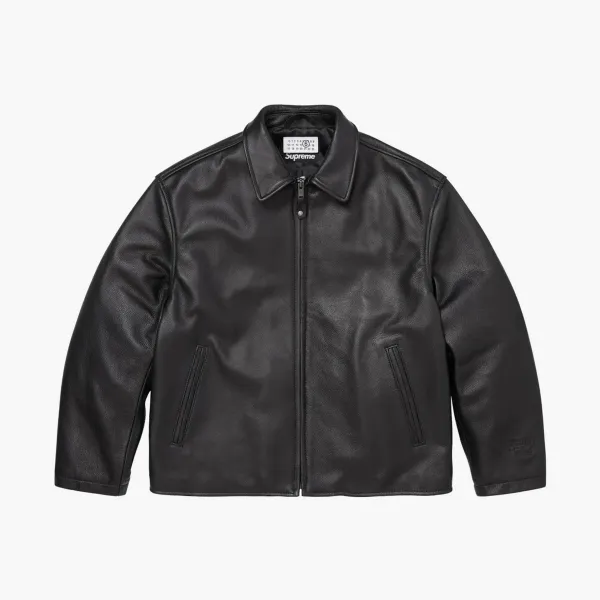 Supreme x MM6 Maison Margiela/Schott Eagle Leather Jacket Black