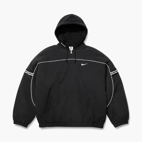 Supreme x Nike Nylon Hooded Jacket Black