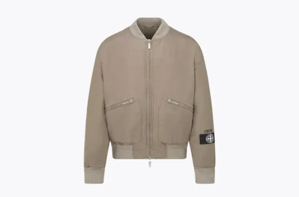Dior x Stone Island Bomber Jacket Brown