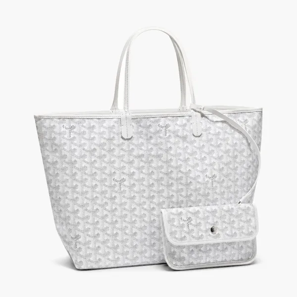 Goyard Saint Louis Tote PM White