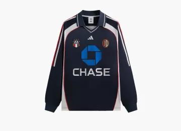 Kith x Adidas Football Chase Long Sleeve Jersey Legend Ink