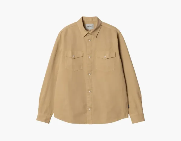 Carhartt WIP Santa Fe Shirt Tan