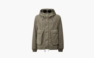 C.P. Company GD Liner Padded Goggle Jacket Fallen Rock Grey
