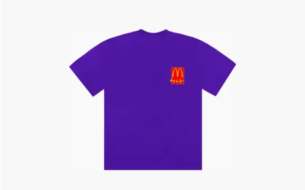 Cactus Jack by Travis Scott x McDonald's Action Figure Series II T-Shirt Purple