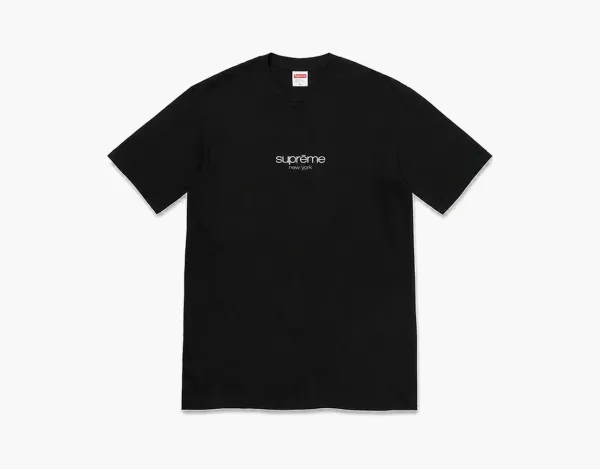 Supreme Classic Logo Tee Black