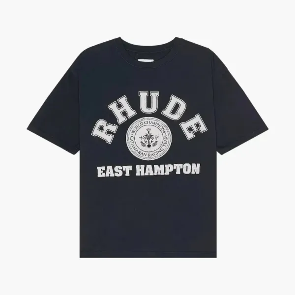 RHUDE Hampton Catamaran Tee Vintage Black