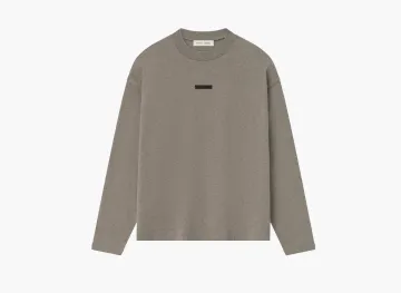 Fear of God Essentials Classic Fit Long-Sleeve Tee Homestead Heather