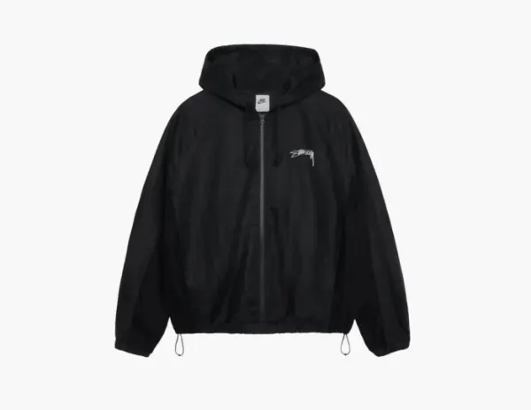 Nike x Stussy Linen Shell Jacket Black