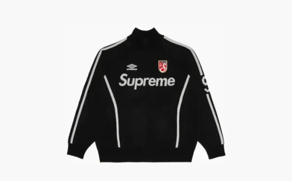 Supreme x Umbro Zip Up Sweater Black