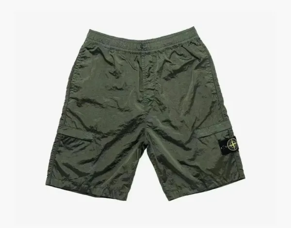 Stone Island Nylon Metal Watro-TC Shorts Sage Green