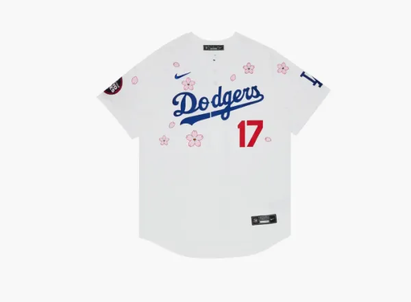 Nike x Takashi Murakami x MLB World Tour Tokyo Series 2025 Dodgers Ohtani Jersey White