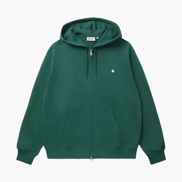 Carhartt WIP Zip Hooded Sweatshirt Green