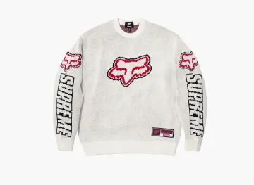 Supreme x Fox Racing Sweater White