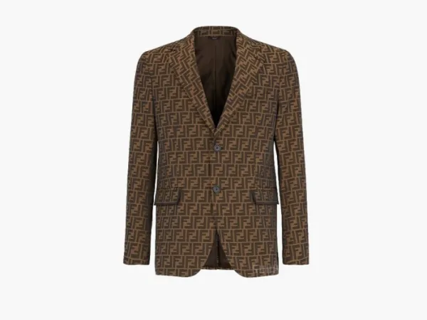 Fendi Casual Blazer Brown