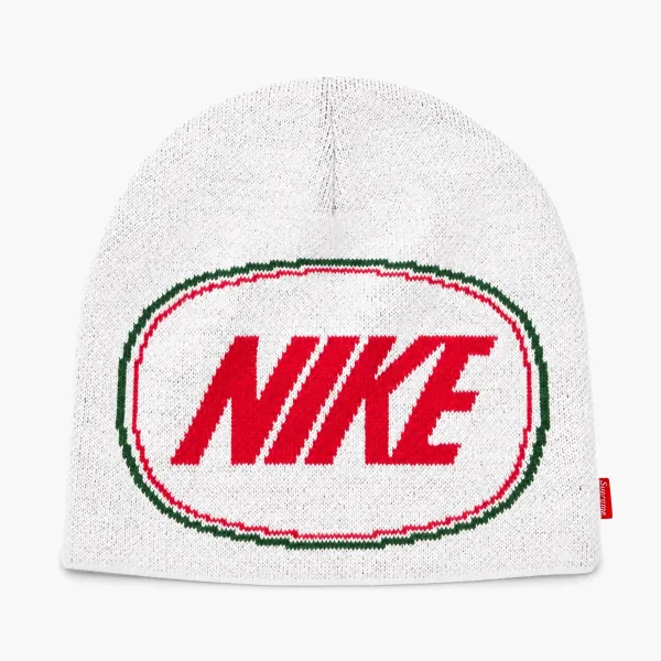 Supreme x Nike Oval Beanie Heather Grey