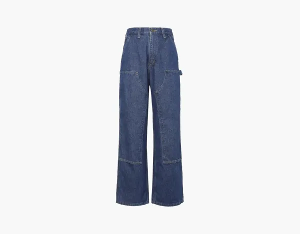 Carhartt Wide Leg Carpenter Jeans Dark Blue
