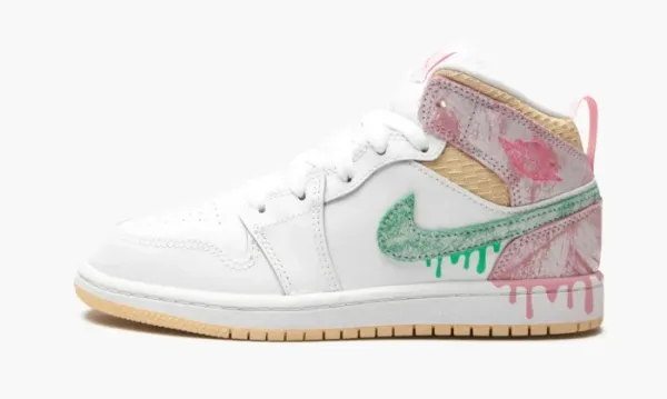 Air Jordan 1 Mid SE PS Ice Cream Kids