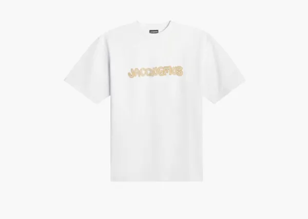 Jacquemus Le T-Shirt Raphia White