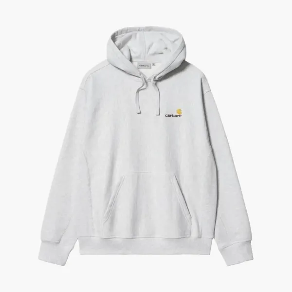 Carhartt WIP American Script Hooded Sweatshirt Grey