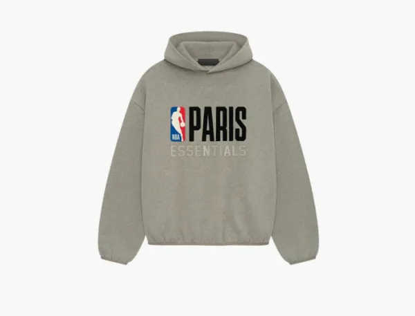 Fear of God Essentials x NBA Paris Hoodie Warm Heather