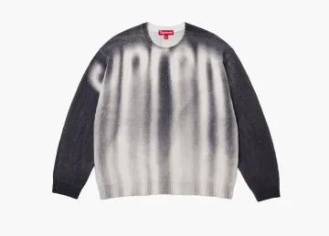 Supreme Blurred Logo Sweater Black