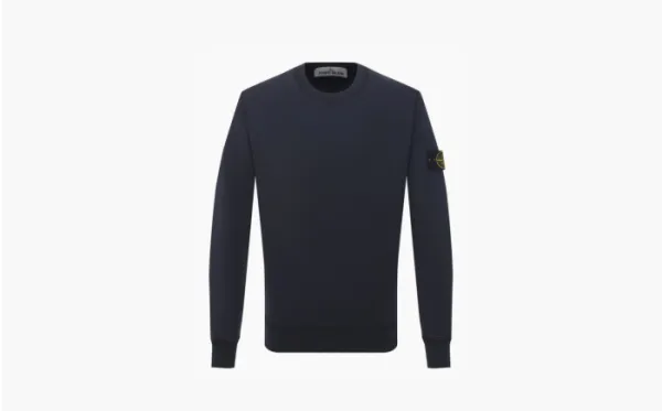 Stone Island Garment Dyed Crew Sweatshirt Dark Blue