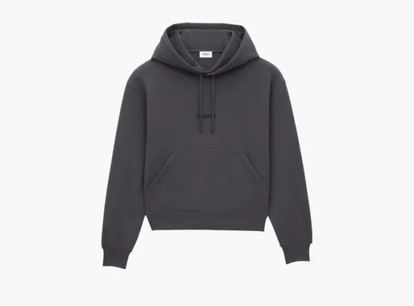 Saint Laurent Hoodie Gris Fonce