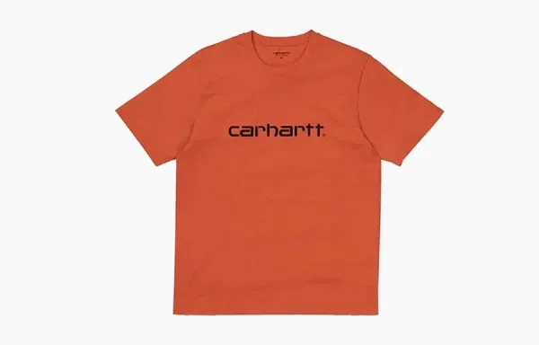 Carhartt WIP Script Logo T-Shirt Orange