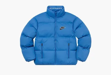 Supreme x Nike Reversible Puffy Jacket Blue