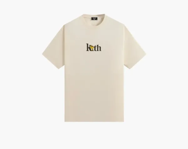 Kith For Peanuts Woodstock Serif Tee Sandrift