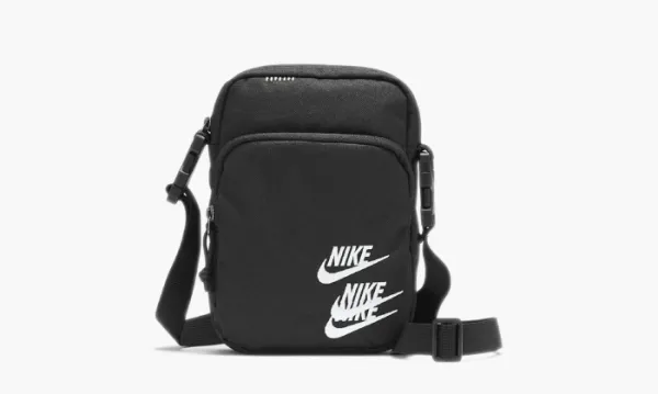 Nike Heritage Crossbody Bag Black / White