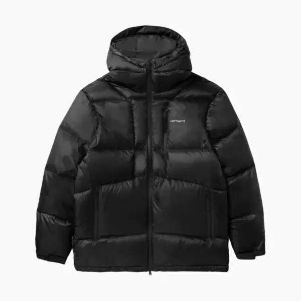 Carhartt WIP Hooded Down Puffer Jacket Black