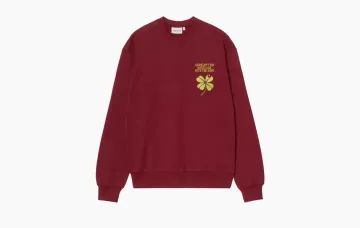 Carhartt WIP Clover Sweatshirt Marsala Red