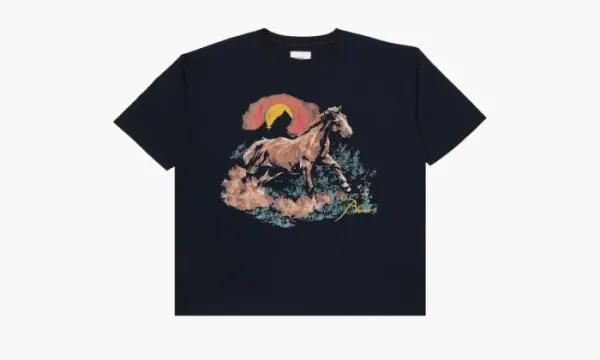 RHUDE Santo Tee Vintage Black