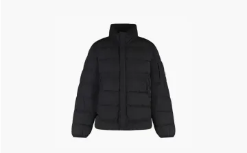 C.P. Company Men's Black Techno-Nylon Down Jacket Black