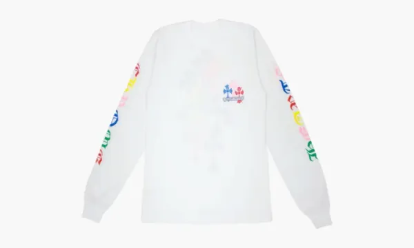 Chrome Hearts Multi Color Cross Cemetery L/S T-shirt White