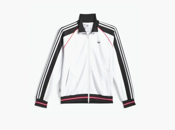 Adidas Originals Tyshawn Track Jacket Crystal White / Black / Better Scarlet