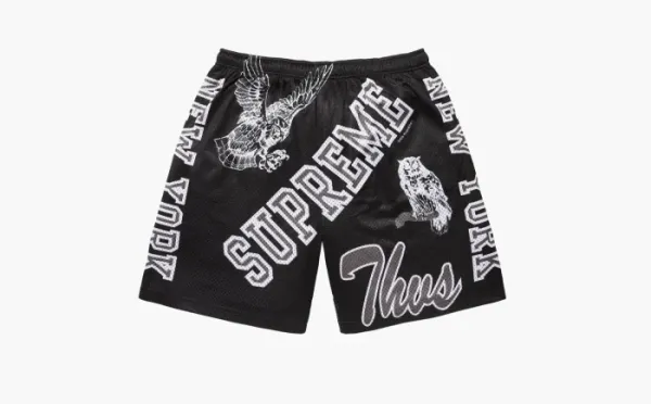 Supreme Varsity Mesh Short  Black