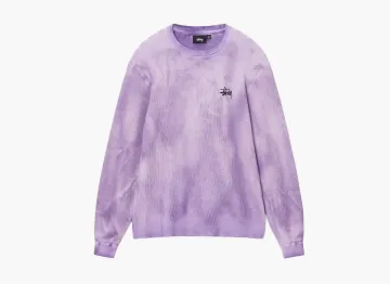 Stussy Basic Stock Long Sleeve Thermal Lavender