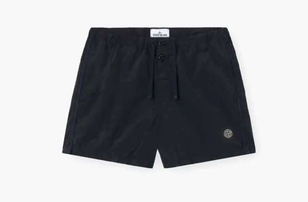 Stone Island Nylon Metal Econyl Shorts Navy
