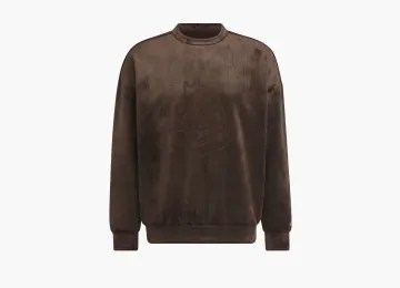 Adidas Originals Cny Graphic Long Sleeve Crew Sweatshirt Aurora Coffee / Gold Metallic