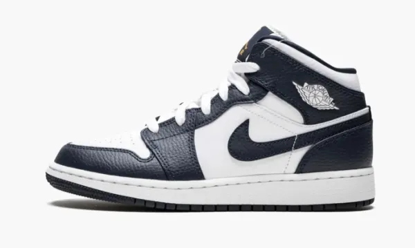 Air Jordan 1 Mid GS Obsidian