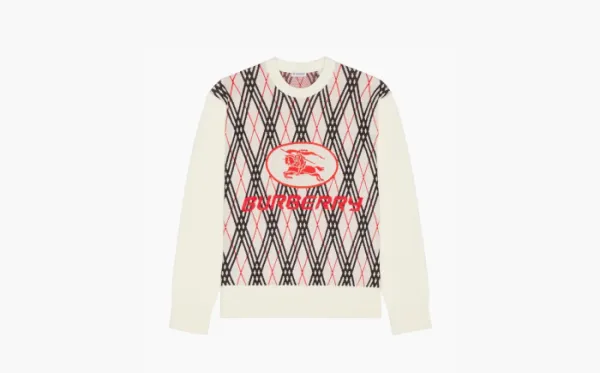 Burberry Ranger Crewneck Sweater Chalk White