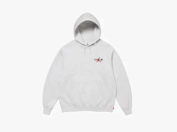Supreme x Jordan Hooded Sweatshirt Ash Grey